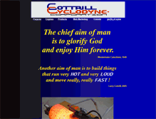 Tablet Screenshot of cottrillcyclodyne.com